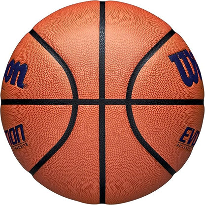 WILSON Evolution Indoor Game Basketballs - Size 5, Size 6 and Size 7