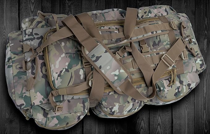 100L Large Military Duffle Bag Deployment Duffel Bag Sports Equipment Travel Luggage Bag with