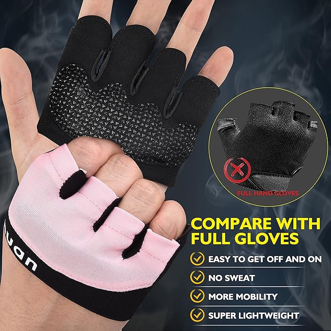 ihuan New Weight Lifting Gym Workout Gloves Men & Women, Great for Weightlifting, Exercise
