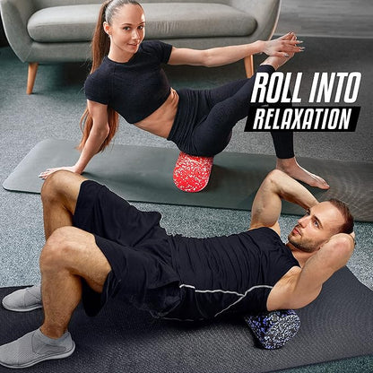 Yes4All High-Density EPP Round Back Roller Foam, Exercise Foam Roller for Yoga, Pilates &