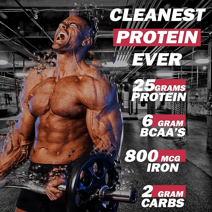 Xwerks Grow 100% New Zealand Grass Fed Whey Protein, 25g Pure Isolate Protein Powder Per Serving