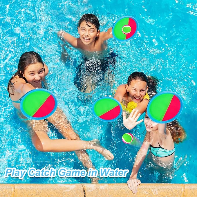 Ayeboovi Toss and Catch Ball Game Outdoor Toys for Kids Yard Games Beach Toys Outside Games for 3 4