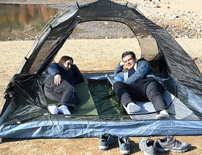 MARCHWAY Ultralight Folding Tent Camping Cot Bed, Portable Compact for Outdoor Travel, Base Camp