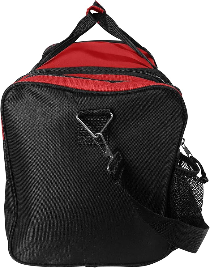 DALIX 17" Duffle Bag Dual Front Mesh Pockets (Black Gold Gray Dark Green Navy Blue Maroon Royal