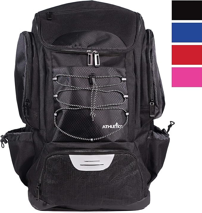 Athletico Swim Backpack - Swim Bag With Wet & Dry Compartments for Swimming, Beach, Camping - Pool