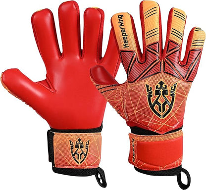 Soccer Goalie Goalkeeper Gloves for Kids Boys Youth & Adult,Latex Strong Grip Palms with Removable