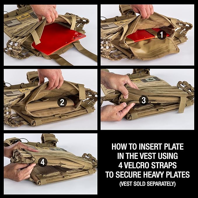 Weight Vest Plates for Tactical Weighted Vests ??WODs, Workout, Strength and Endurance Training