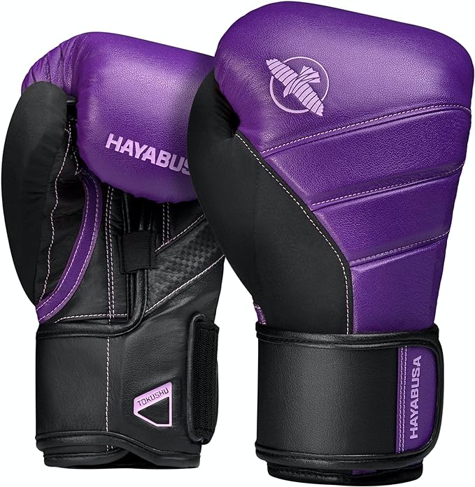Hayabusa T3 Boxing Gloves for Men and Women Wrist and Knuckle Protection, Dual-X Hook and Loop