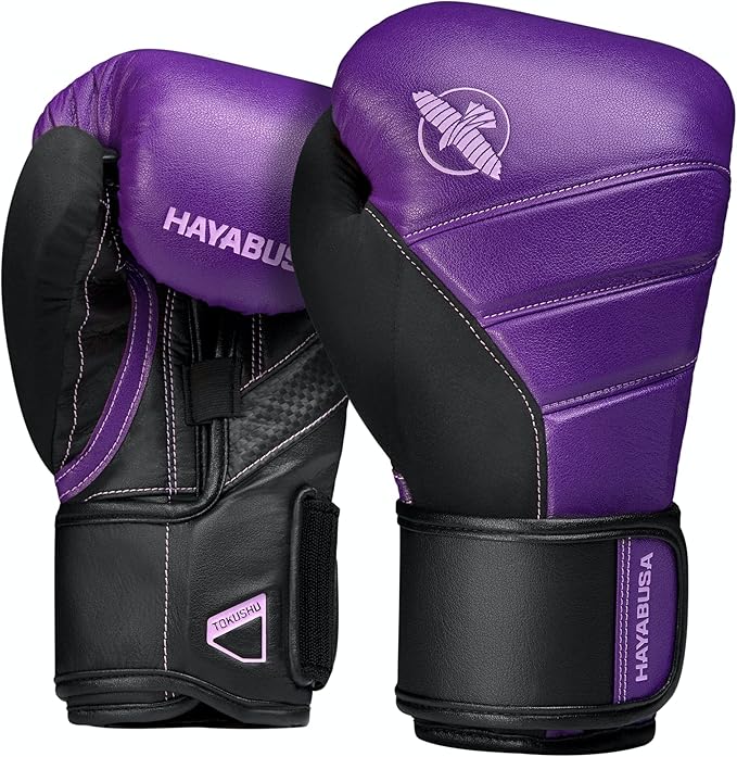 Hayabusa T3 Boxing Gloves for Men and Women Wrist and Knuckle Protection, Dual-X Hook and Loop