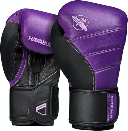 Hayabusa T3 Boxing Gloves for Men and Women Wrist and Knuckle Protection, Dual-X Hook and Loop