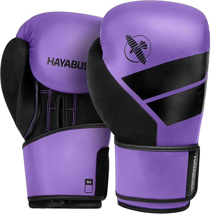 Hayabusa S4 PU Leather Boxing Gloves for Men, Women & Kids, 10oz, 12oz, 14oz, 16oz, Training