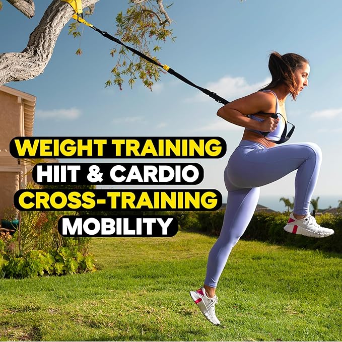 TRX PRO3 Suspension Trainer System, Durable Design for Cross-Training, Weight Training, HIIT
