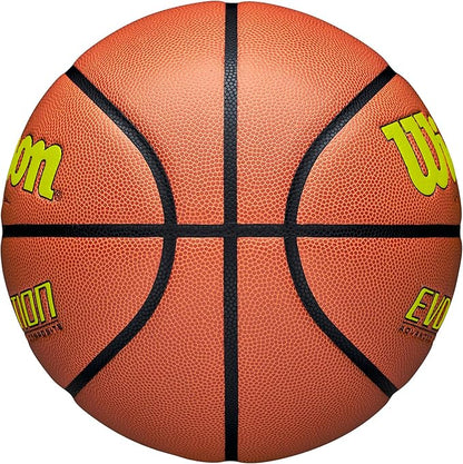 WILSON Evolution Indoor Game Basketballs - Size 5, Size 6 and Size 7