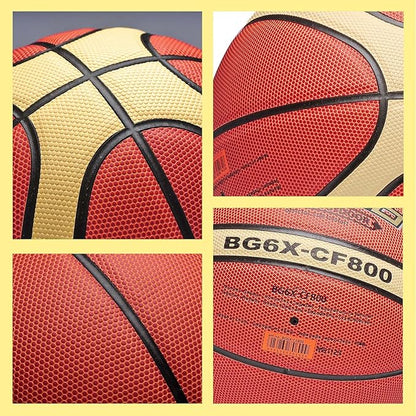 Training Soft Touch Rubber and Faux Leather Fighting Basketball, High Bounce Indoor Outdoor