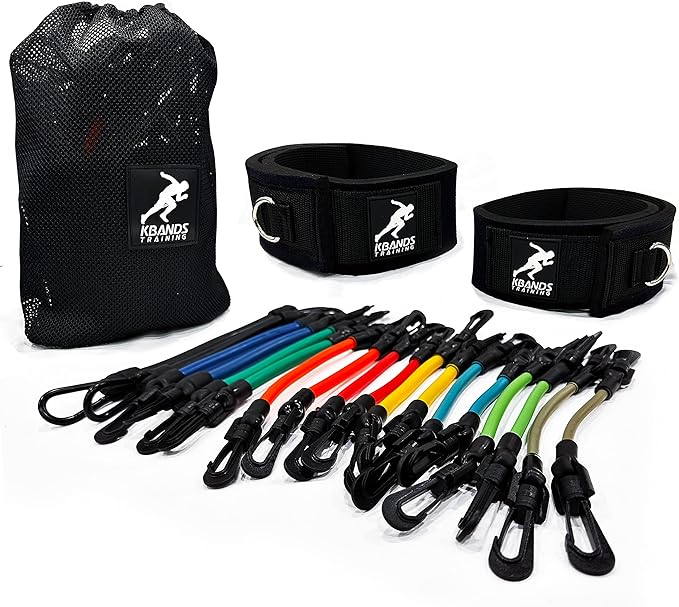 Kbands | Speed and Strength Leg Resistance Bands | Includes Speed 101 and Agility FX Digital