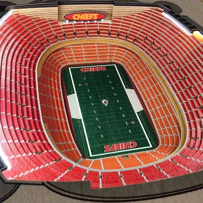 YouTheFan NFL 25-Layer StadiumViews Lighted End Table