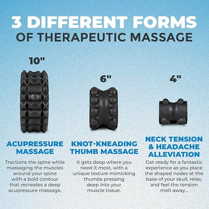 Chirp Wheel XR 3-Pack - 10??Acupressure, 6??Knot-Kneading Thumb, 4??Neck & Headache Relief, High