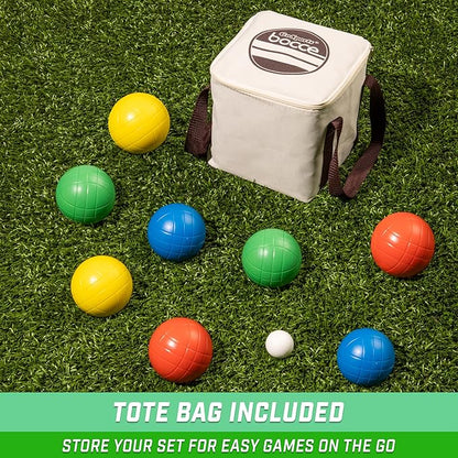 GoSports 90 mm Bocce Ball Sets - Outdoor Lawn Game - Composite or Resin