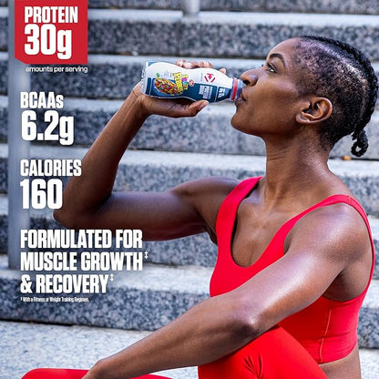 Dymatize Performance Protein Shake, Fruity Pebbles, 30g of Protein, 6.2g BCAA for Muscle Recovery