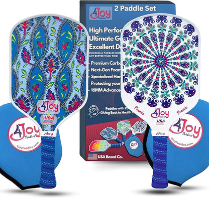 4Joy Pickleball Paddle Premio Series - Thermoformed Premium T700 Carbon Fiber Pickleball Paddless