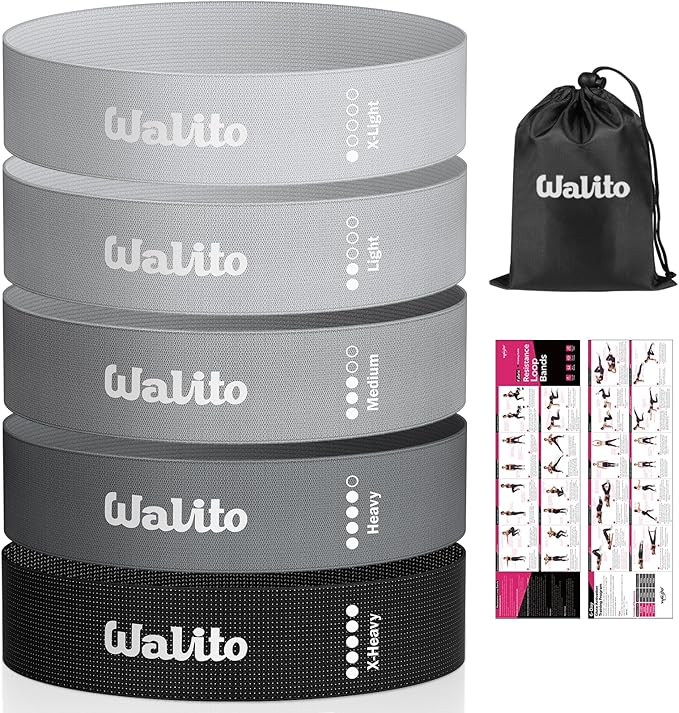 Fabric Resistance Bands for Working Out - Booty Bands for Legs -Glutes Training for Women and Men