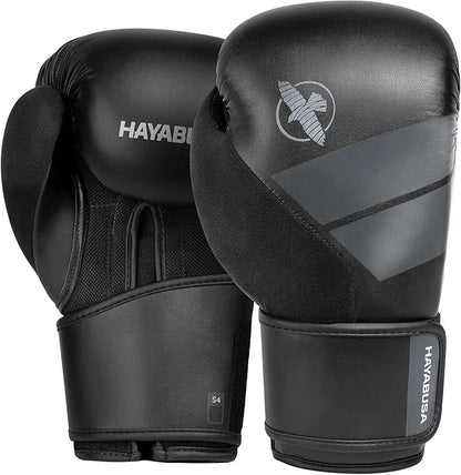 Hayabusa S4 PU Leather Boxing Gloves for Men, Women & Kids, 10oz, 12oz, 14oz, 16oz, Training