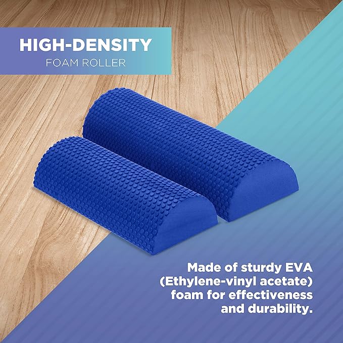 Bean Products High-Density EVA Foam Rollers | Deep Tissue Massager | Myofascial Release Textured