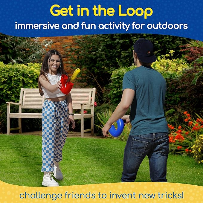 Original pindaloo Skill Game with 2 balls- Gifts for Kids and adults Indoor & Outdoor Games, Ball
