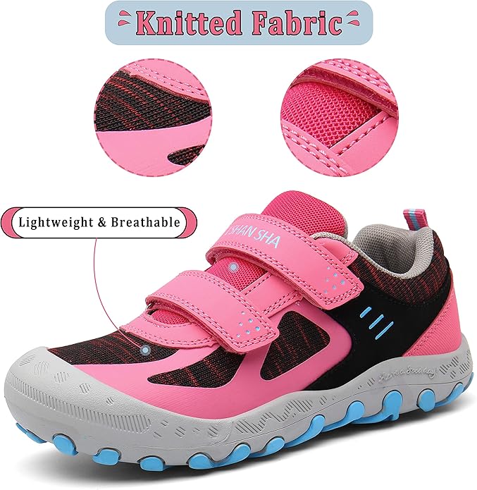 Mishansha Kids Hiking Boots Toddler Girls Boys Hiking Shoes Water-Resistant Anti-Collision Non-Slip