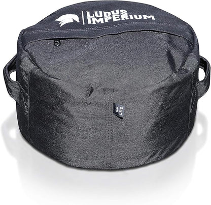 Round Fitness Sandbag 150/100/50 LB with Two Handles - Heavy Duty Workout Sandbags for Training