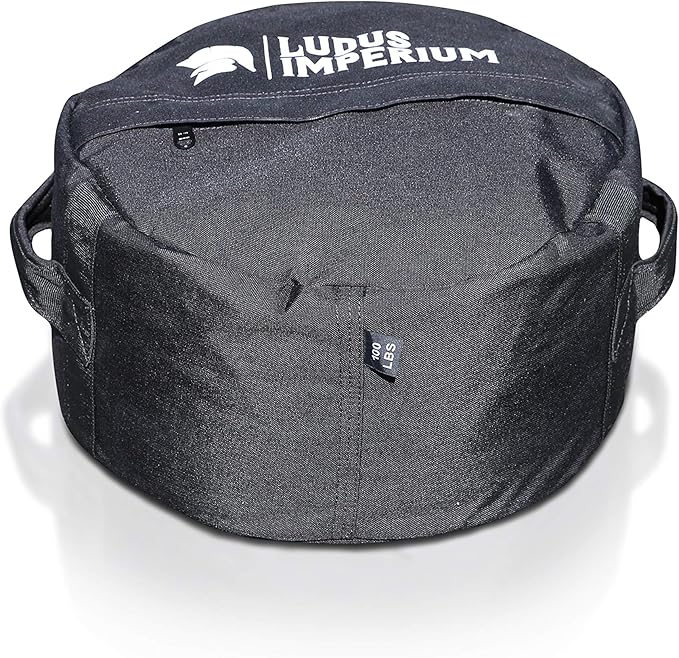 Round Fitness Sandbag 150/100/50 LB with Two Handles - Heavy Duty Workout Sandbags for Training