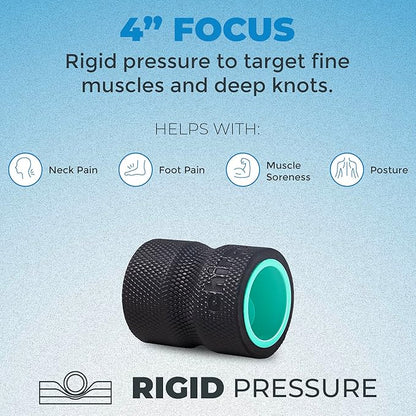 Chirp Wheel Foam Roller ??Targeted Back & Neck Relief, Lumbar Spine Stretcher, Spinal Decompression