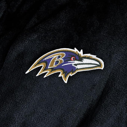 NFL Adult Unisex Silk Touch Bathrobe, Officially Licensed Loungewear, Soft Plush Polyester