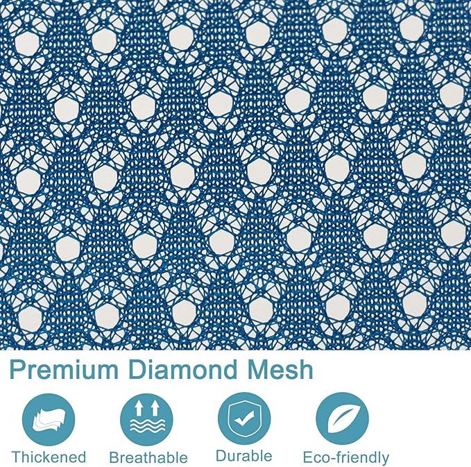 Polecasa Diamond Mesh Laundry Bags, 24 x 36 inches Heavy Duty Mesh Laundry Bag with ID Tag and