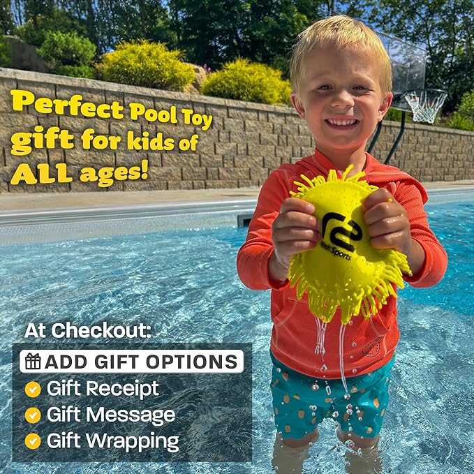 Water Spraying Flying Disc – Ultimate Pool Toy for Kids, Tweens & Teens! Soft & Safe for Splashy