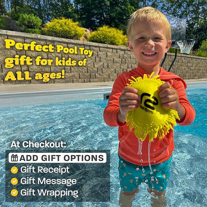 Water Spraying Flying Disc – Ultimate Pool Toy for Kids, Tweens & Teens! Soft & Safe for Splashy