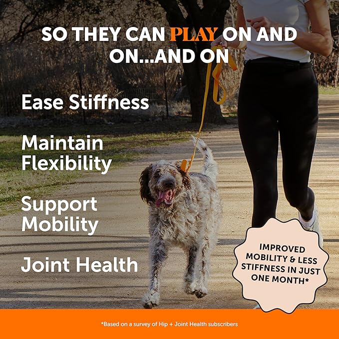 Hip & Joint Health - Glucosamine for Dogs Soft Chews, Joint Supplement for Dogs with Glucosamine