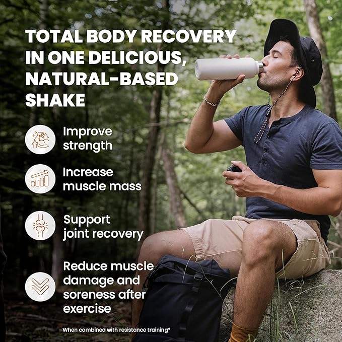 SaltWrap Protein Clinic – Total Body Recovery Shake with Collagen Peptides, HMB, Tart Cherry