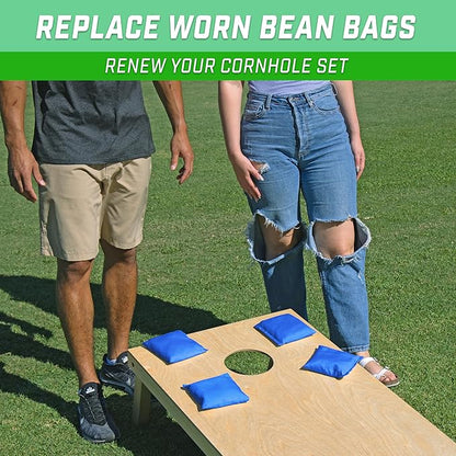 GoSports Classic Cornhole Bean Bags Set of 4-16 Colors Available - Regulation All Weather, Mix and