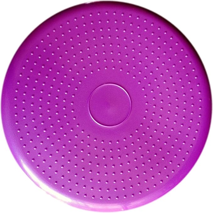 AppleRound Inflated Wobble Cushion with Hand Pump, Air Stability Board (Extra Thick), Core Balance