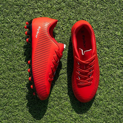 Women Soccer Cleats Lace-Up Turf Football Shoes Indoor Outdoor Low-Top Fustal Soccer Training