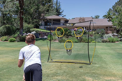 SKLZ Quickster Football Net: Portable, Durable Training Goal for Football Practice – Easy Setup