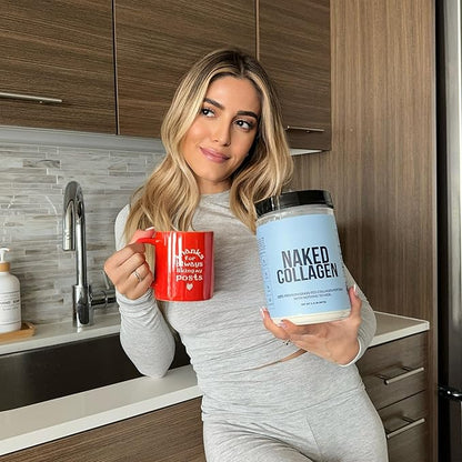 NAKED Collagen Advanced - Peptides Protein Powder, Hyaluronic Acid, Vitamin C, Pasture-Raised