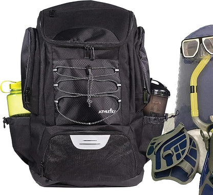 Athletico Swim Backpack - Swim Bag With Wet & Dry Compartments for Swimming, Beach, Camping - Pool
