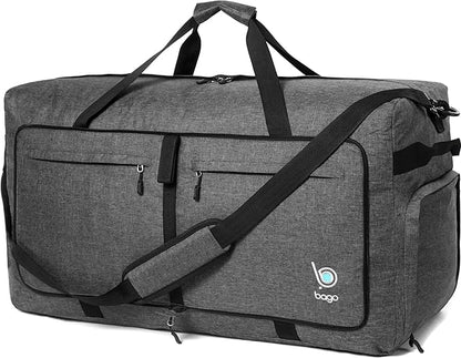 Bago Big XXL Foldable Duffel Bags for Traveling Women & Men - 140L Packable Duffle Bag for Travel