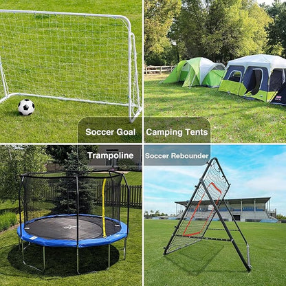 Heavy Duty Trampoline Stakes Anchors High Wind U Type Sharped Ends Safety Ground Anchors Galvanized