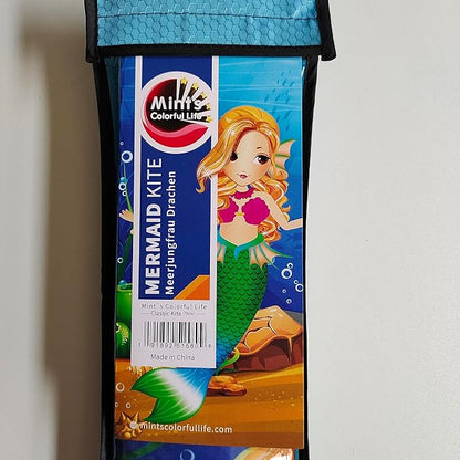 Mint's Colorful Life Mermaid Kite for Girls & Kids, Easiest to Fly Delta Kite