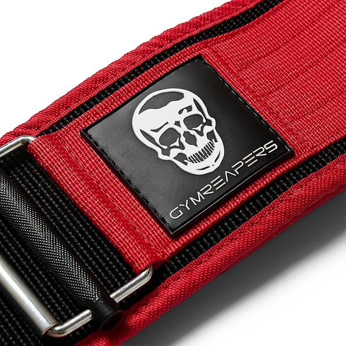 Gymreapers Quick Locking Weight Lifting Belt for Men Gym Belt for Powerlifting Deadlift Belt with 4