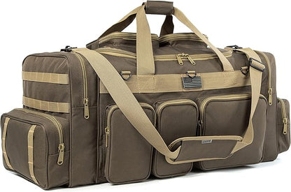 K-Cliffs Tactical Range Duffel Heavy Duty Large Gear Duffle Durable Quality Travel Sports Gym