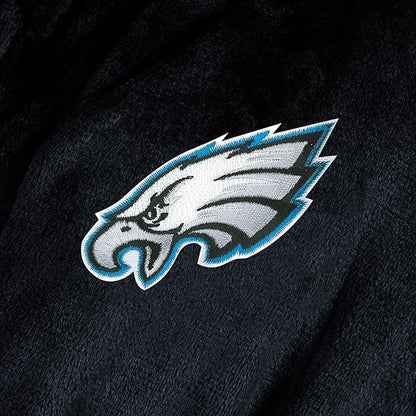 NFL Adult Unisex Silk Touch Bathrobe, Officially Licensed Loungewear, Soft Plush Polyester